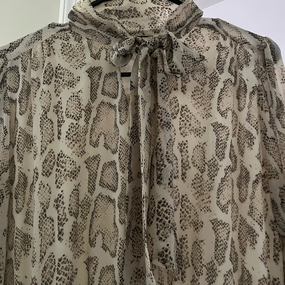 Snake Skin Print Dress